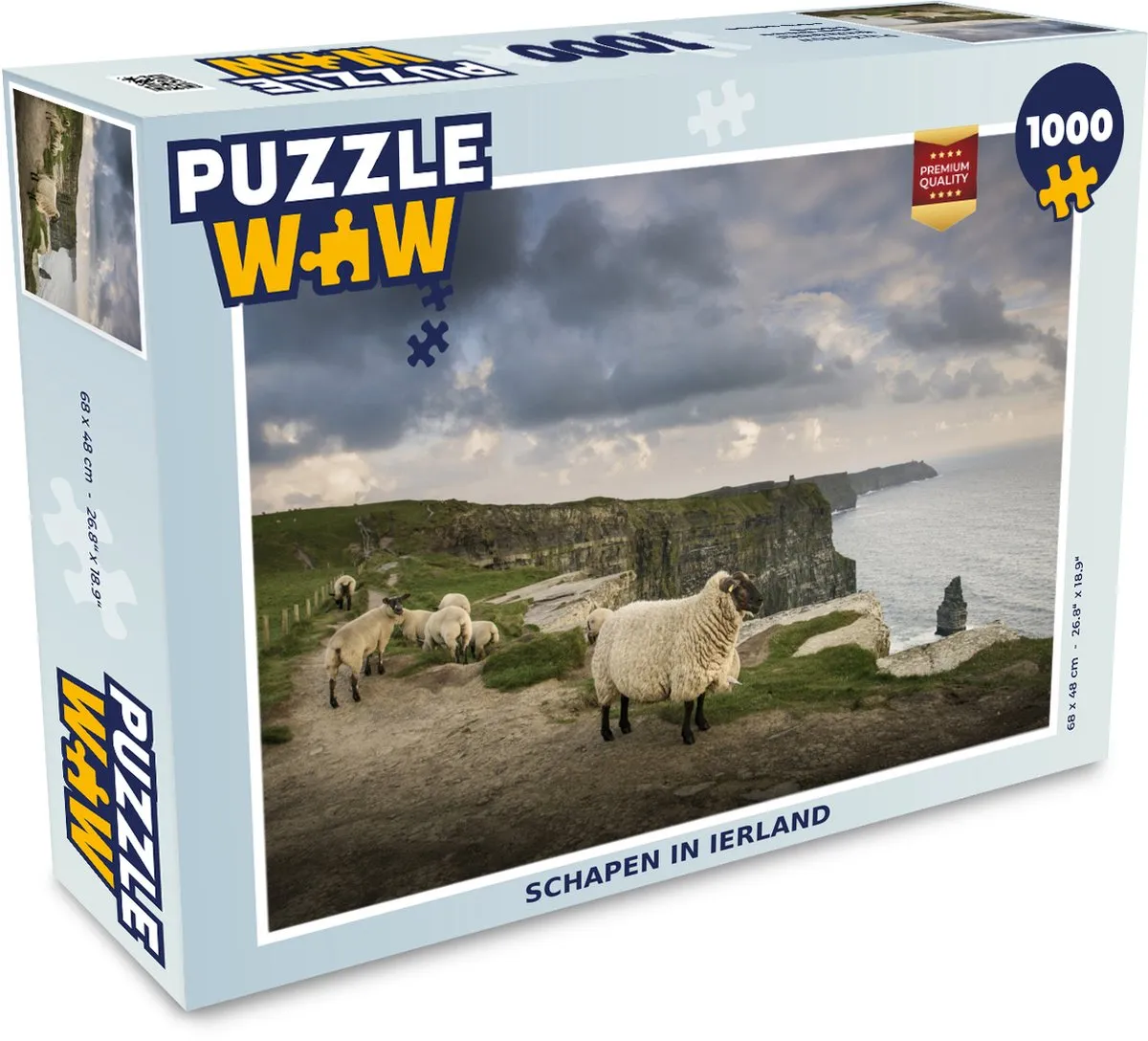 PuzzleWow Schapen in Ierland Legpuzzel 1000 Stuks