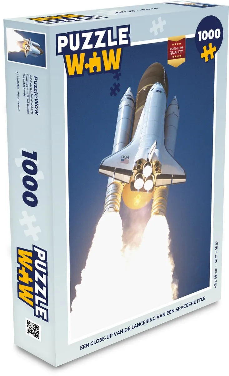 PuzzleWow Legpuzzel 1000 Stuks - Multicolor