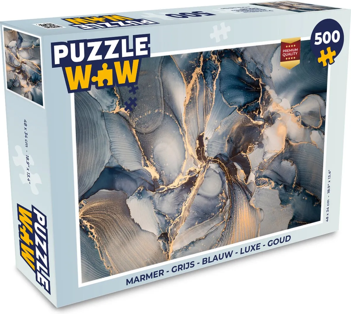 PuzzleWow Marmer Legpuzzel 500 Stuks