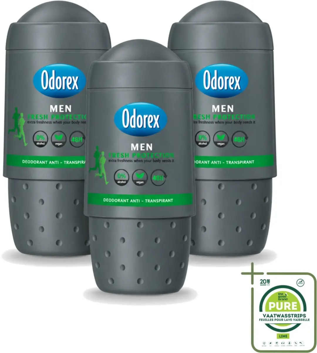 3 x Odorex Men