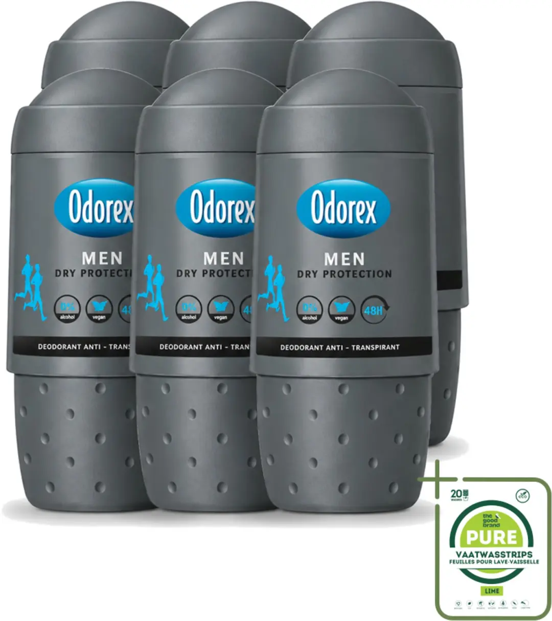 6 x Odorex Men