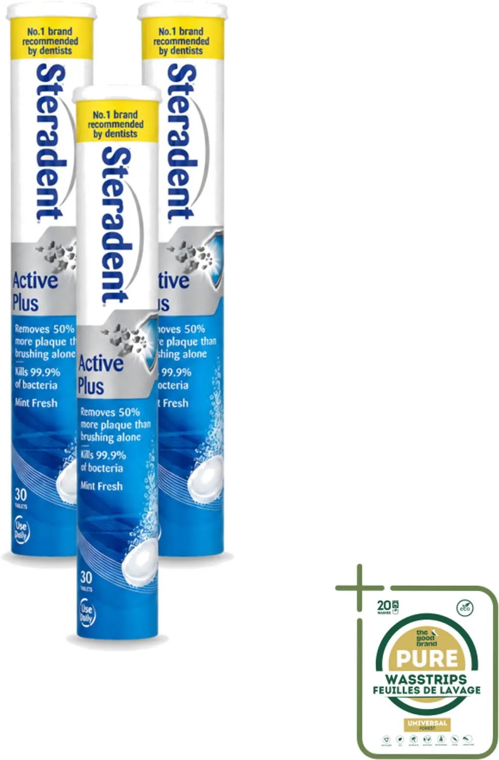 3 x Steradent