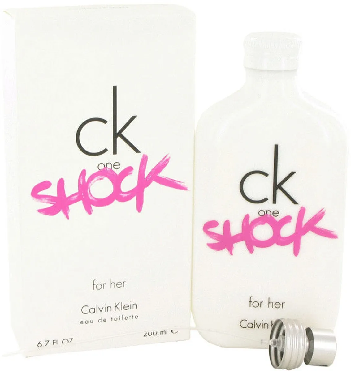 Calvin Klein CK One Shock for Her Damesparfum 200ml - afbeelding 6 van 6