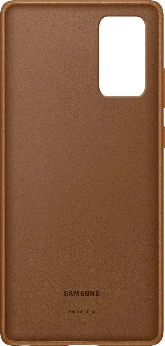 Samsung Leather Hoesje Note20 - Bruin