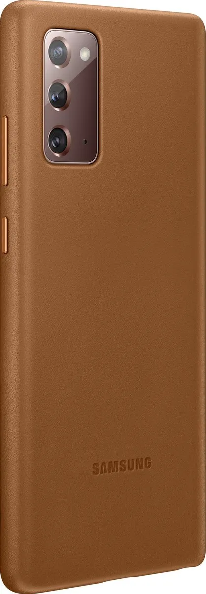 Samsung Leather Hoesje Note20 - Bruin