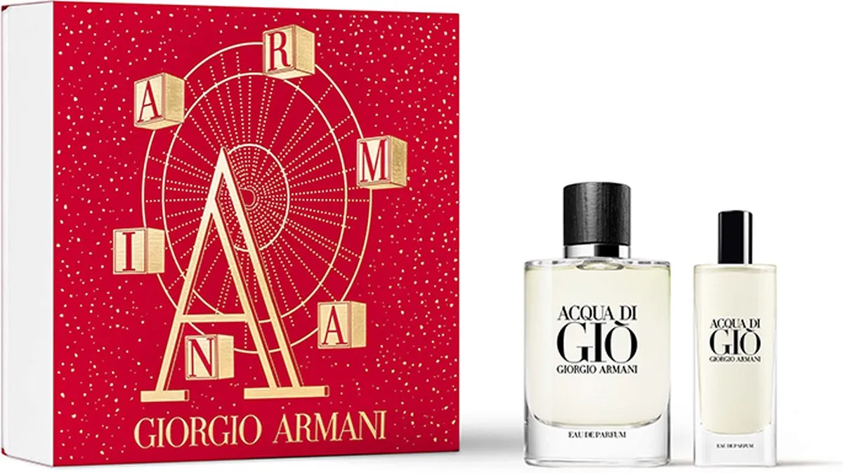 Armani Acqua di Giò Eau de Parfum Set - 75ml + 15ml Travelspray