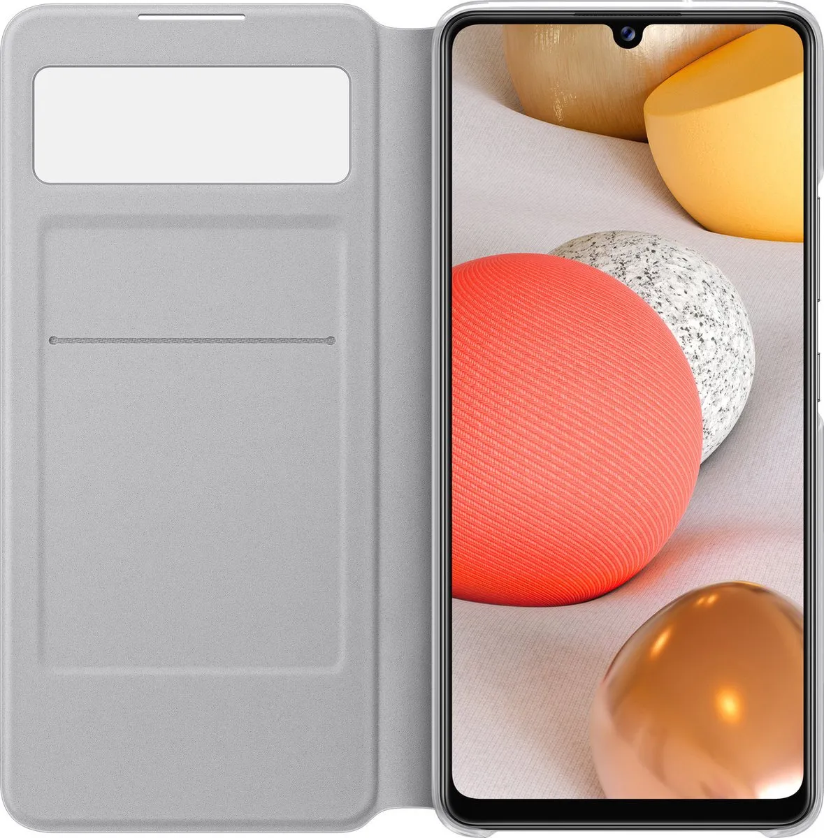 Samsung S-View Wallet Case Galaxy A42 5G - Wit