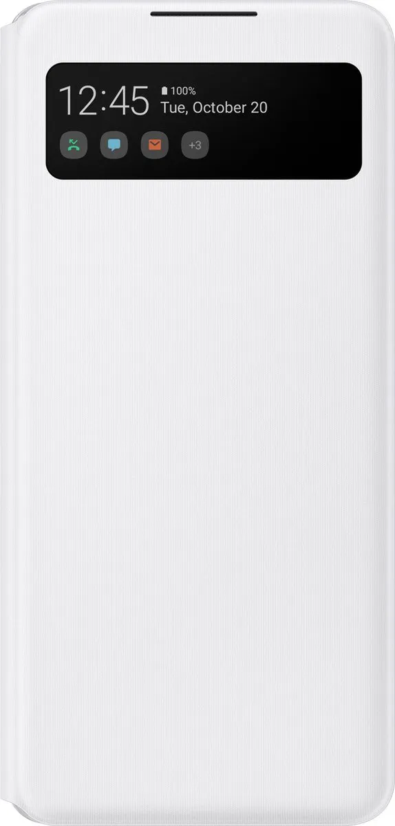 Samsung S-View Wallet Case Galaxy A42 5G - Wit
