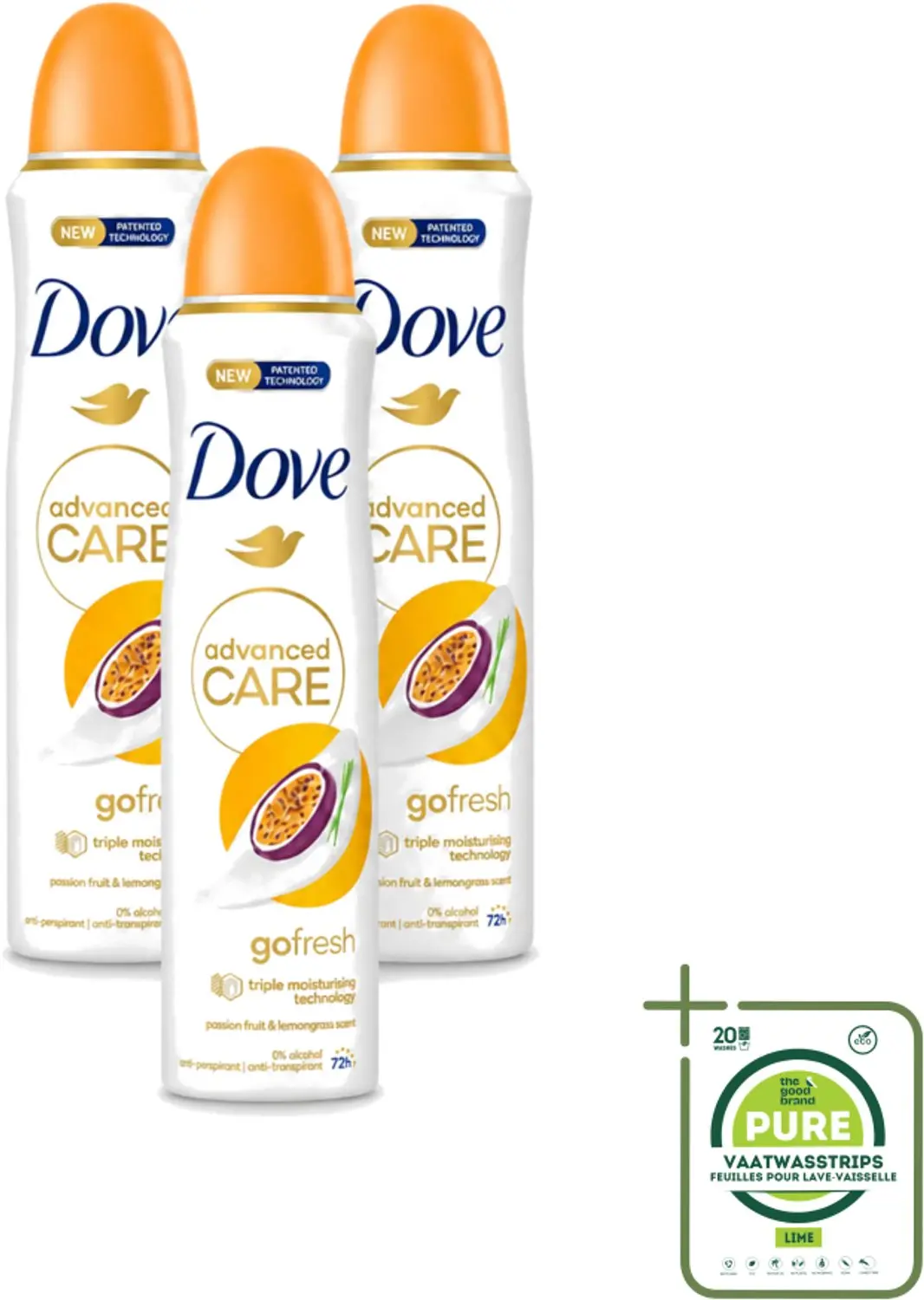 3 x Dove
