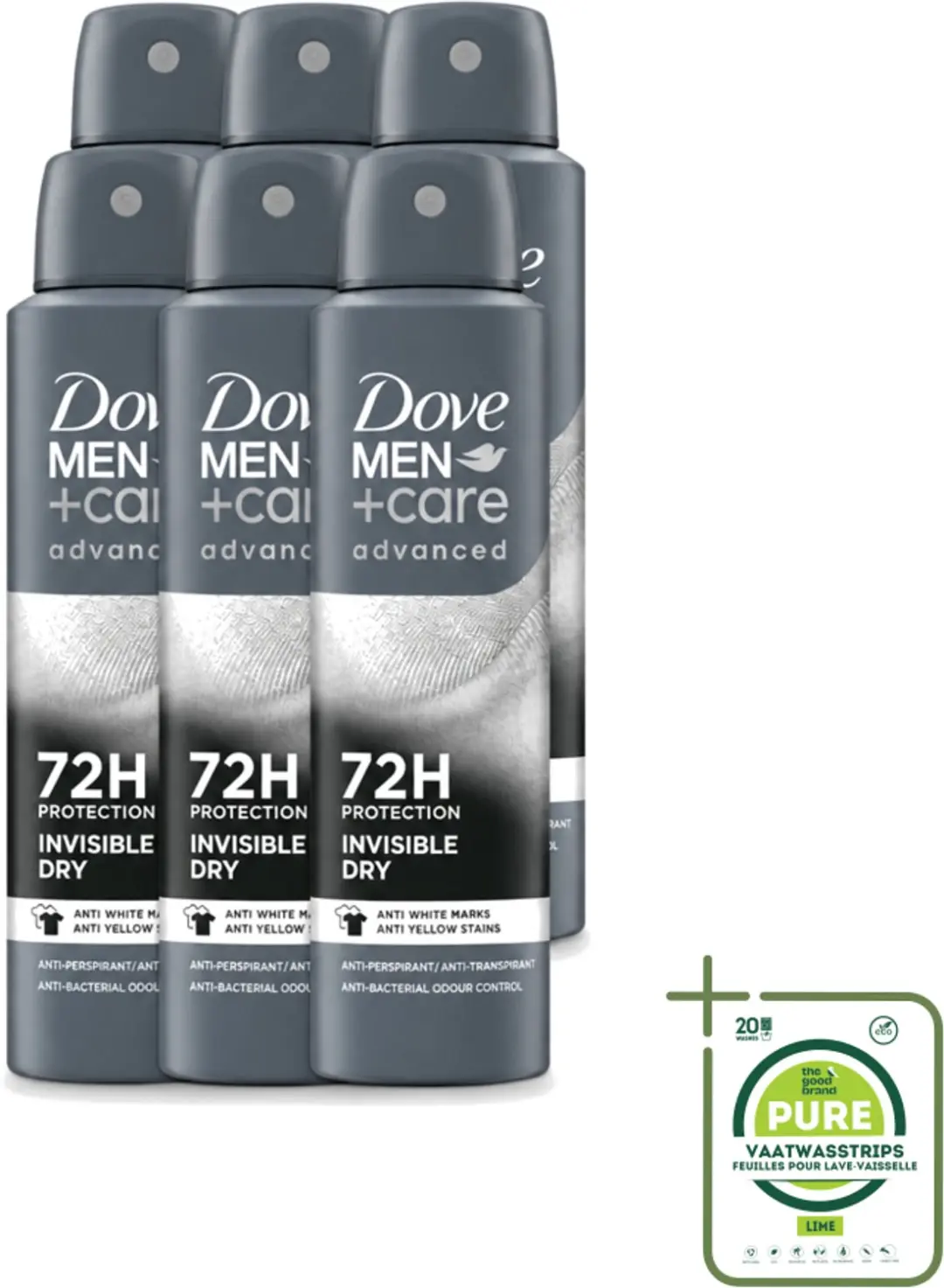 6 x Dove Men+Care