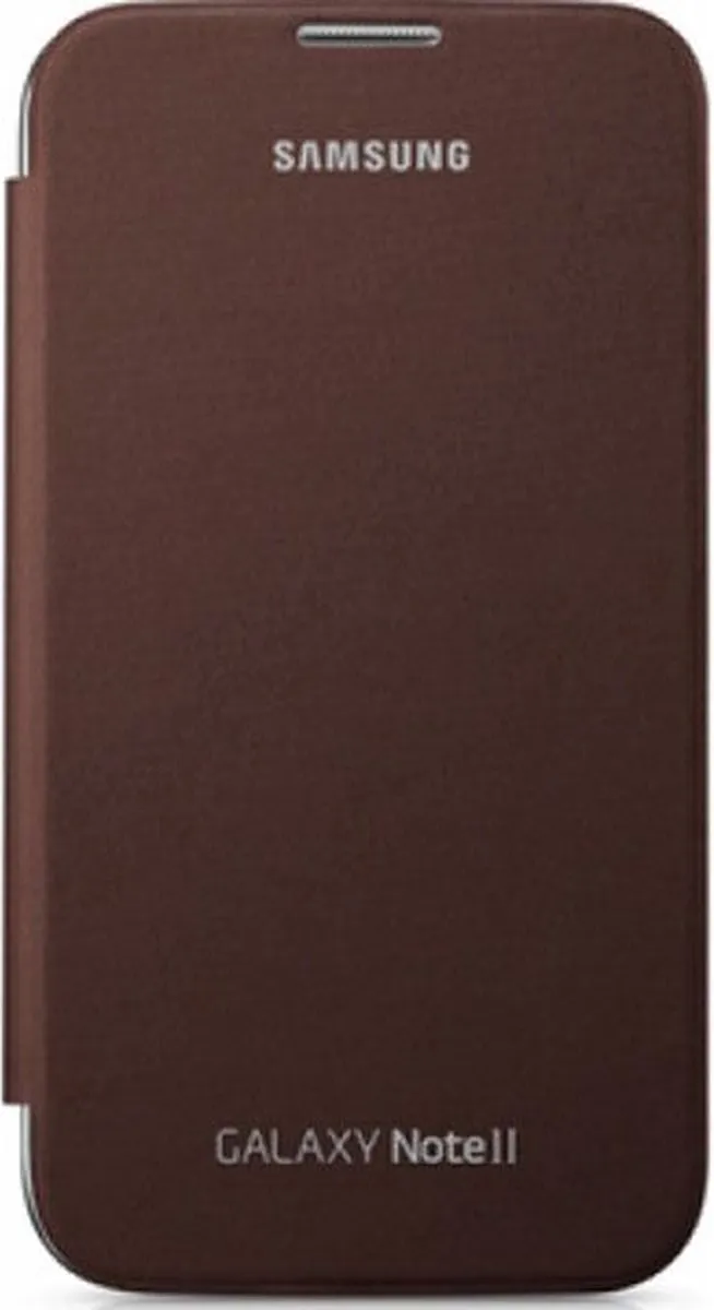 Samsung Flip Cover EFC-1J9FAEGSTD - Galaxy Note2 - Bruin