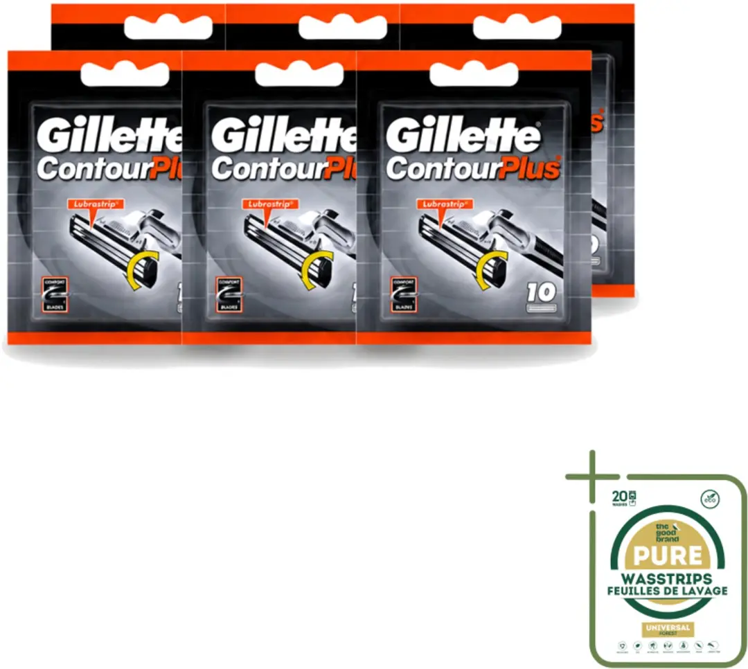 6 x Gillette Contour Plus