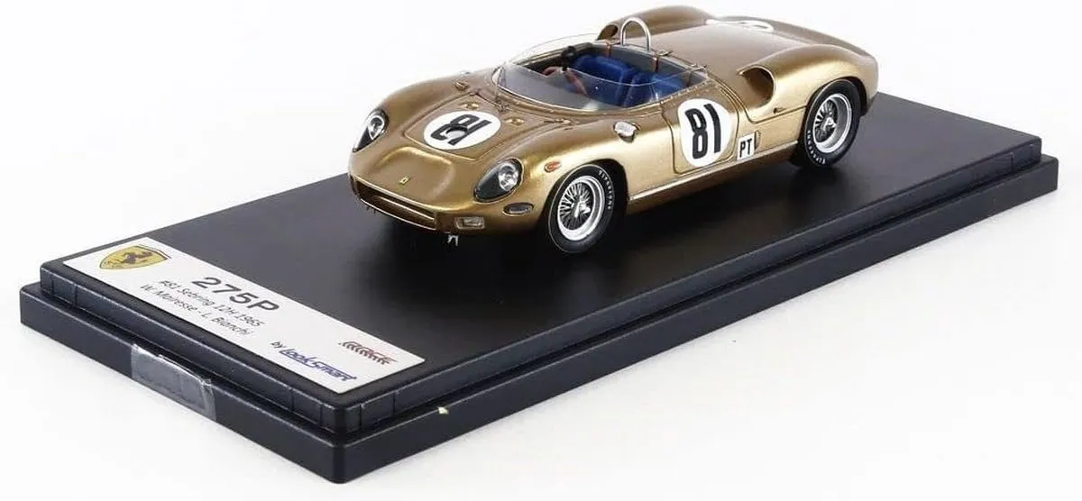 Ferrari 275P #81 Sebring 12H 1965 - 1:43 - LookSmart Gold - afbeelding 6 van 6