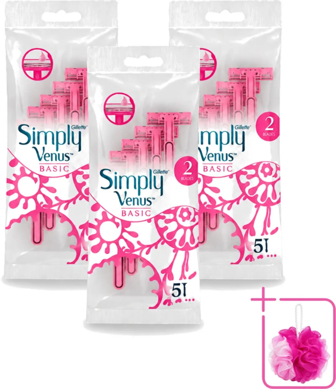 3 x Gillette Simply Venus