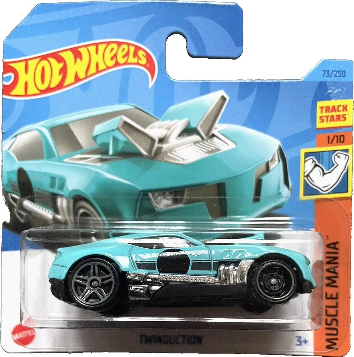 Hot Wheels TwinInduction Turquoise Muscle Mania 1:64