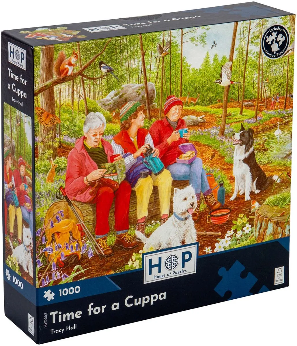 House Of Puzzles Time For a Cuppa Legpuzzel 1000 Stuks - HP0662 - Multicolor