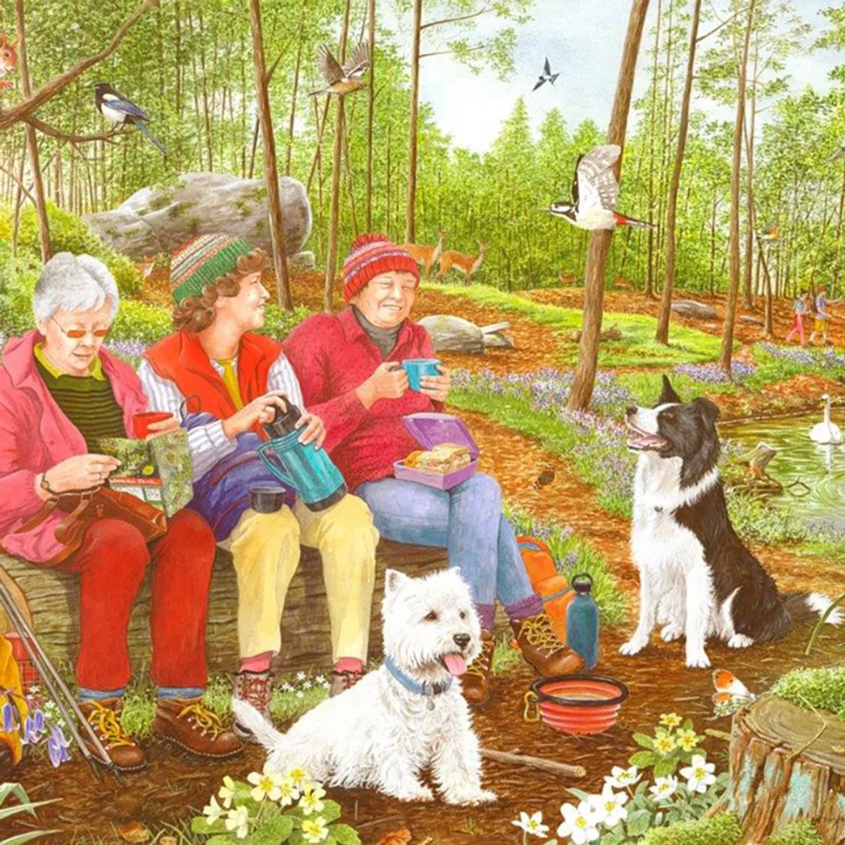 House Of Puzzles Time For a Cuppa Legpuzzel 1000 Stuks - HP0662 - Multicolor