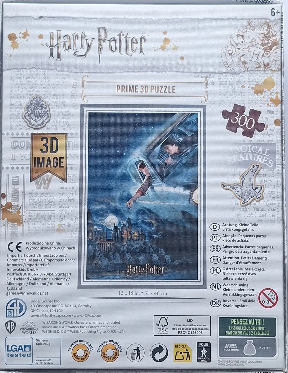 Harry Potter 3D Puzzel 300 Stukjes
