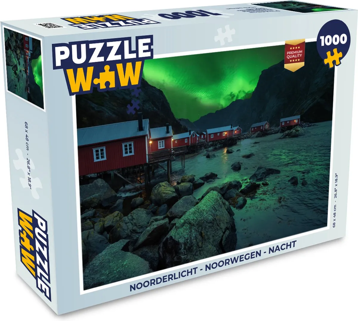 PuzzleWow Noorderlicht Legpuzzel 1000 Stuks