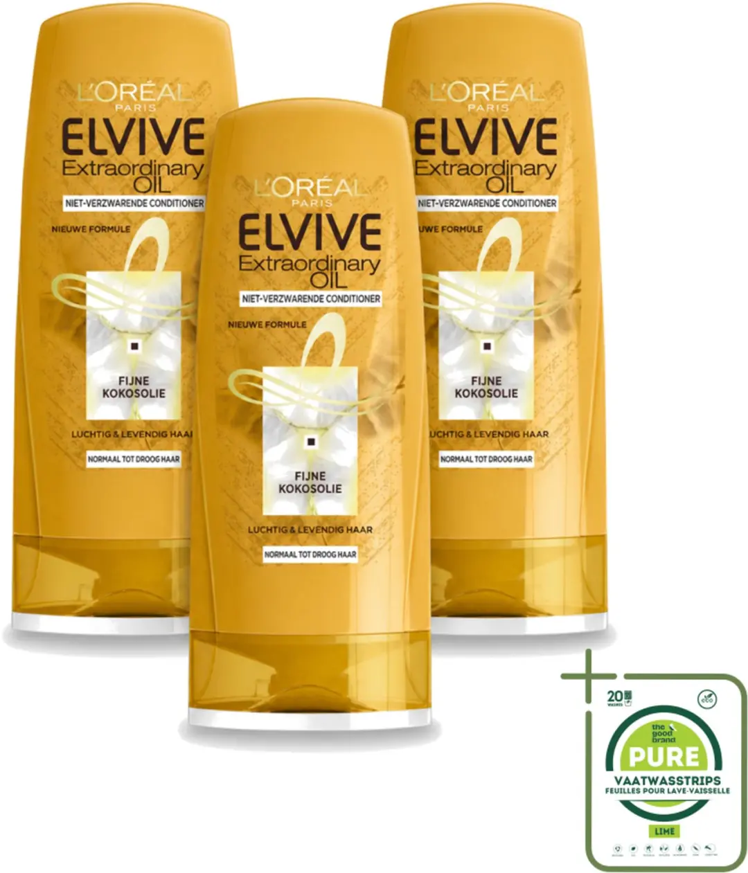 3 x L'Oréal Paris Elvive Extraordinary Oil