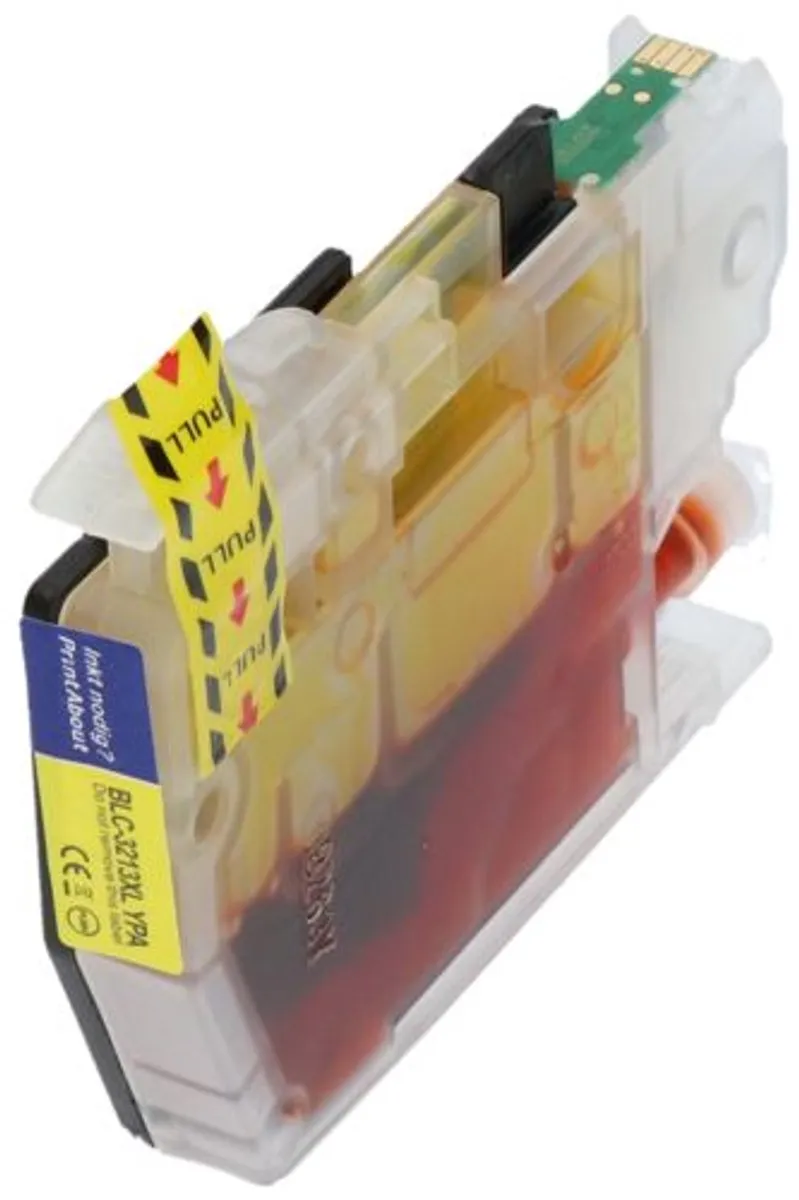 PrintAbout LC-3213Y Inktcartridge Geel - 750 Pagina's