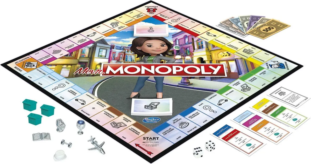 Monopoly Mevrouw Monopoly Bordspel - 2-6 Spelers