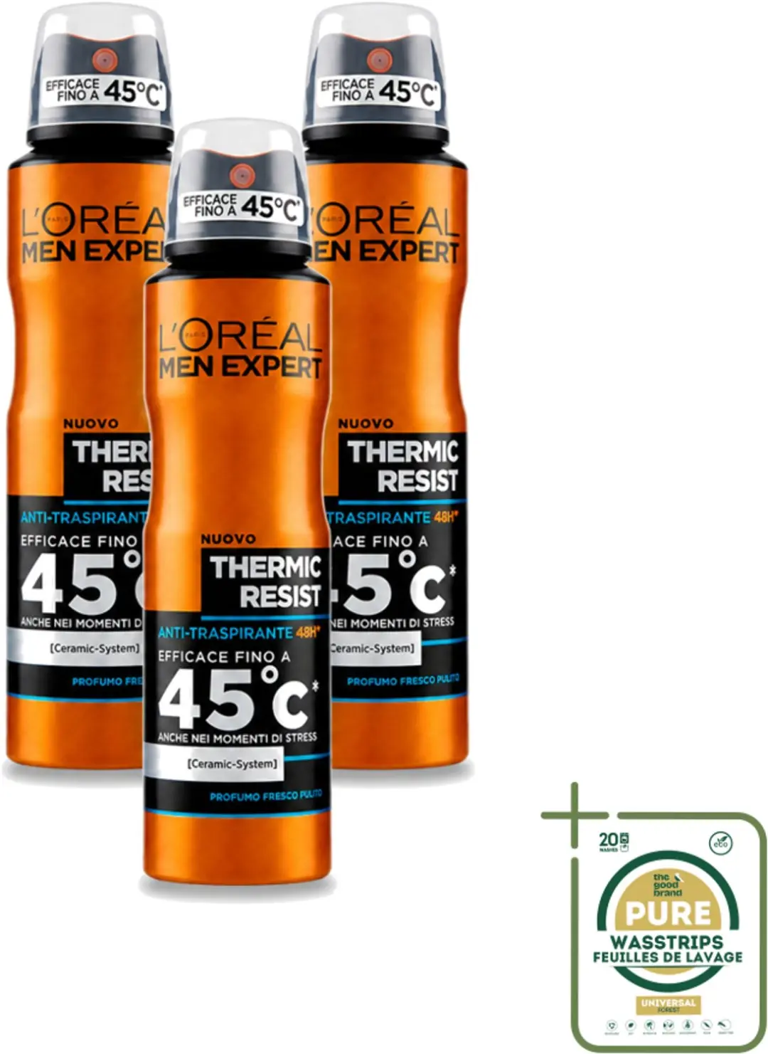 3 x L'Oréal Men Expert Deo Spray