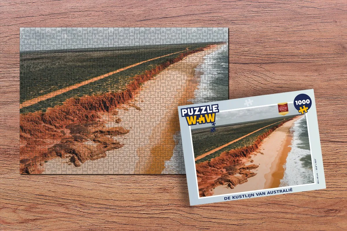 PuzzleWow Australië Legpuzzel 1000 Stuks - Multicolor