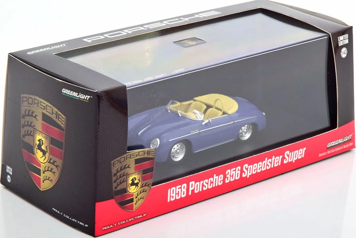 Porsche 356 Speedster Super 1958 - 1:43 - Blauw