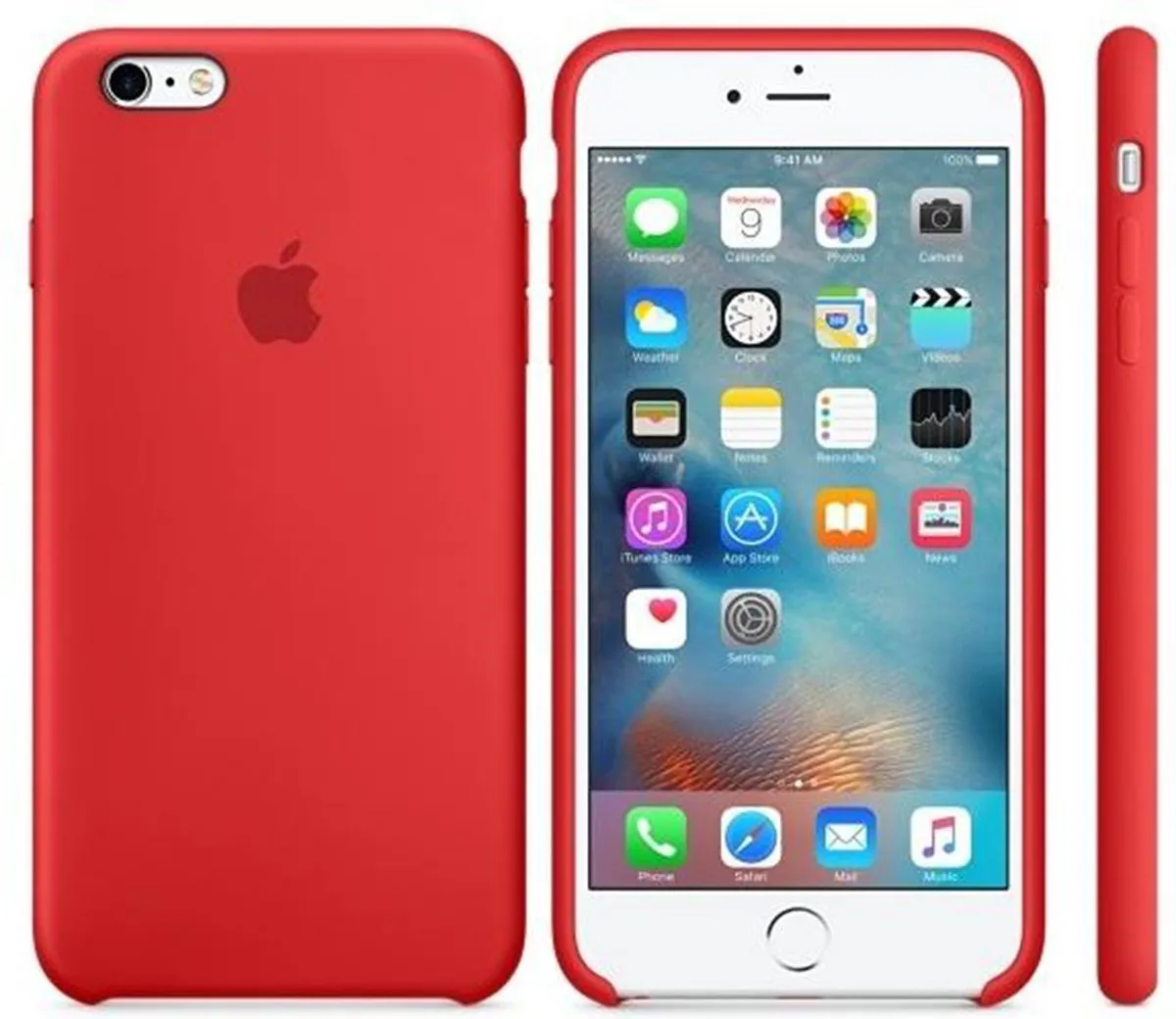 Apple Siliconen Hoesje iPhone 6/6s Plus MKXM2ZM/A - Rood
