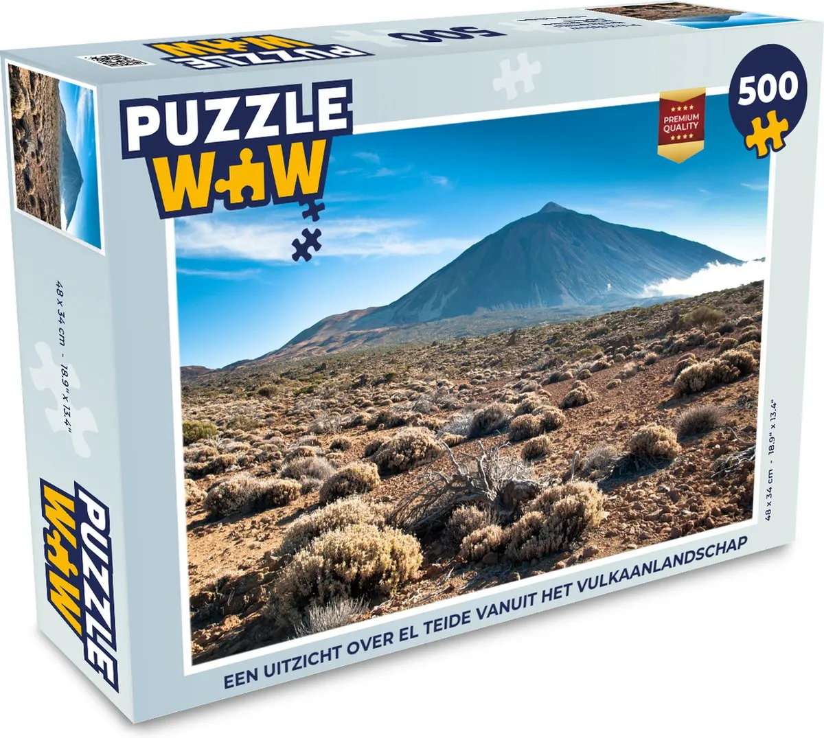 PuzzleWow Legpuzzel El Teide 500 Stuks