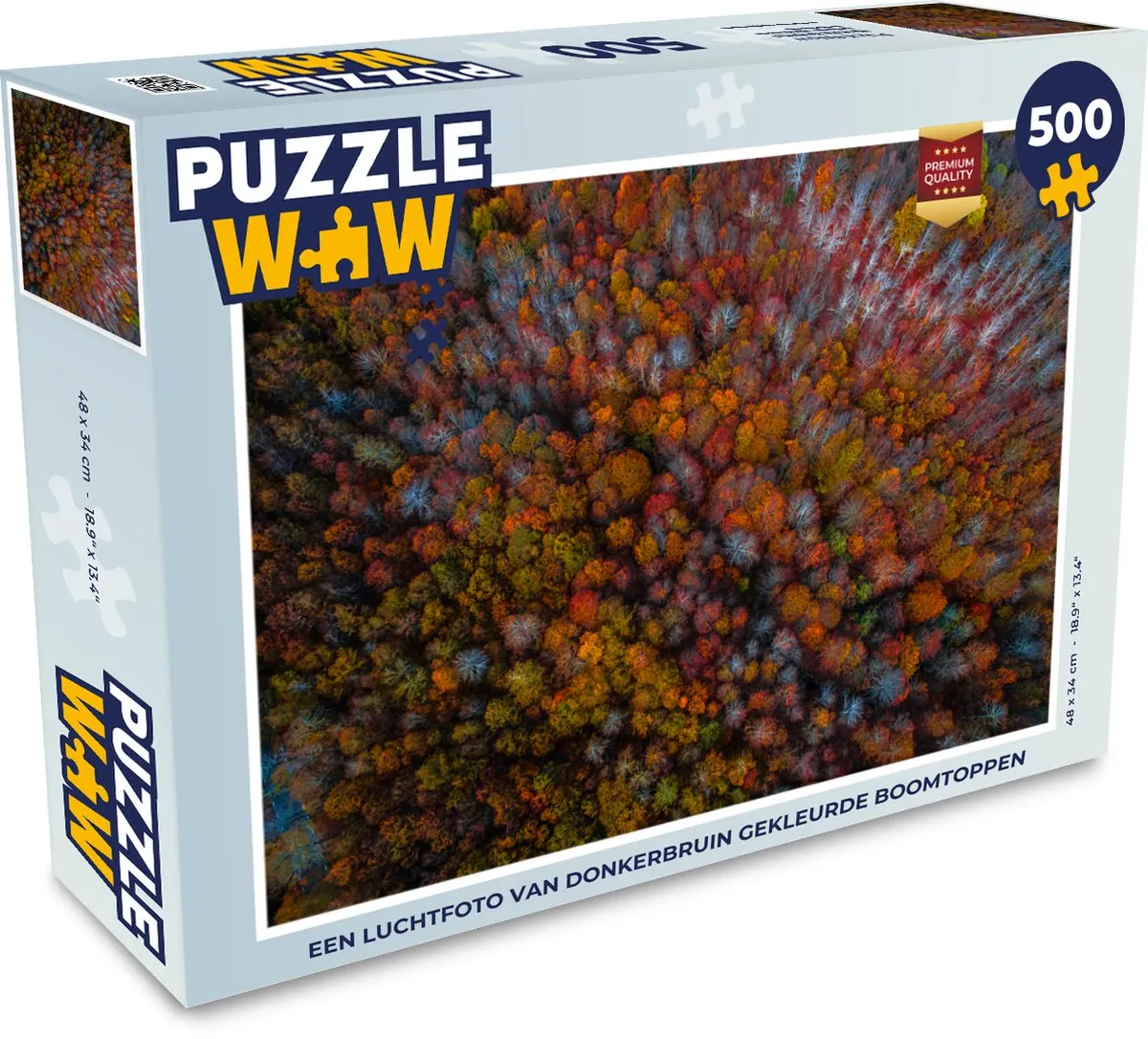 PuzzleWow Legpuzzel 500 Stuks - Multicolor