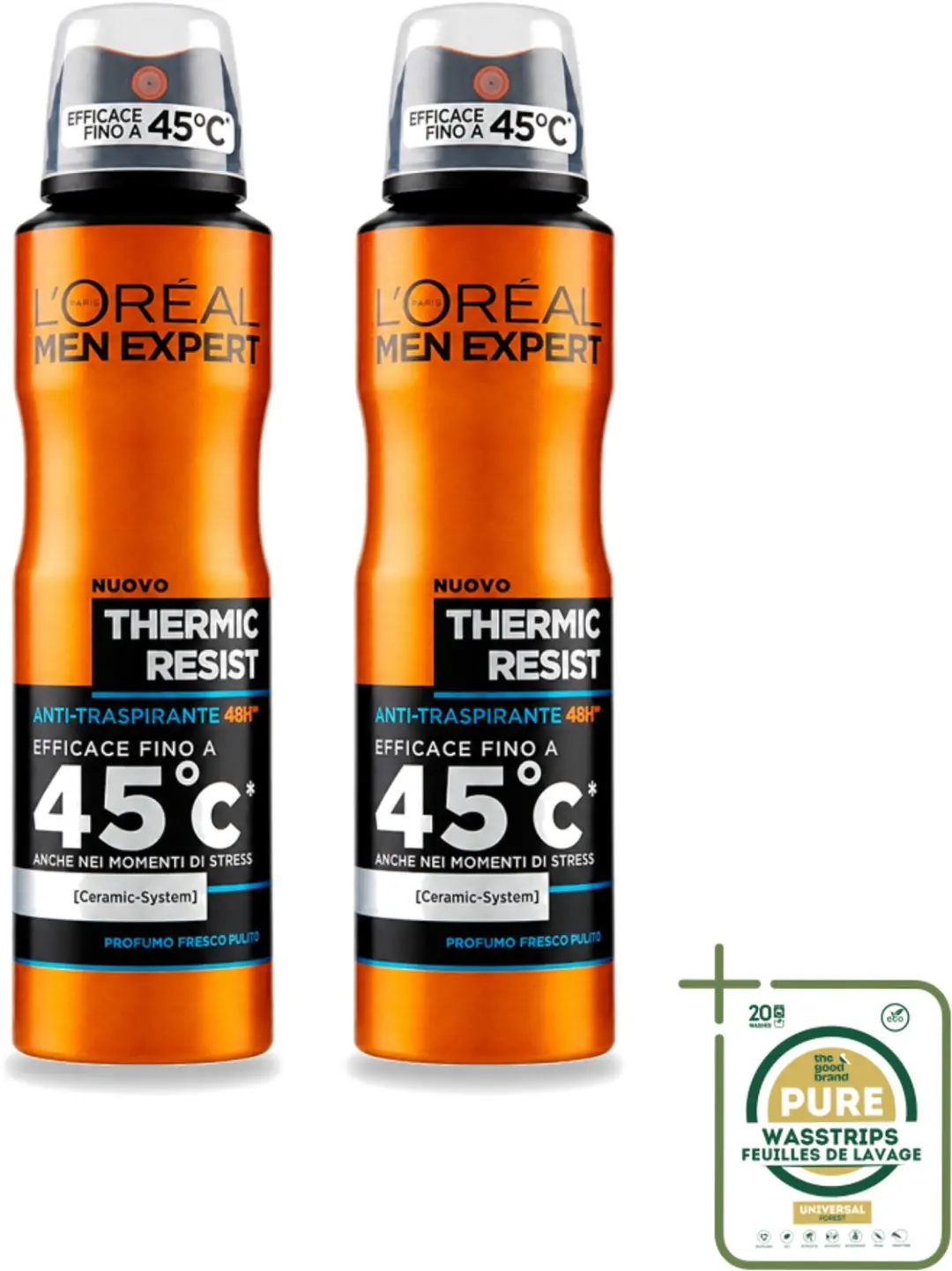 2 x L'Oréal Men Expert Deo Spray