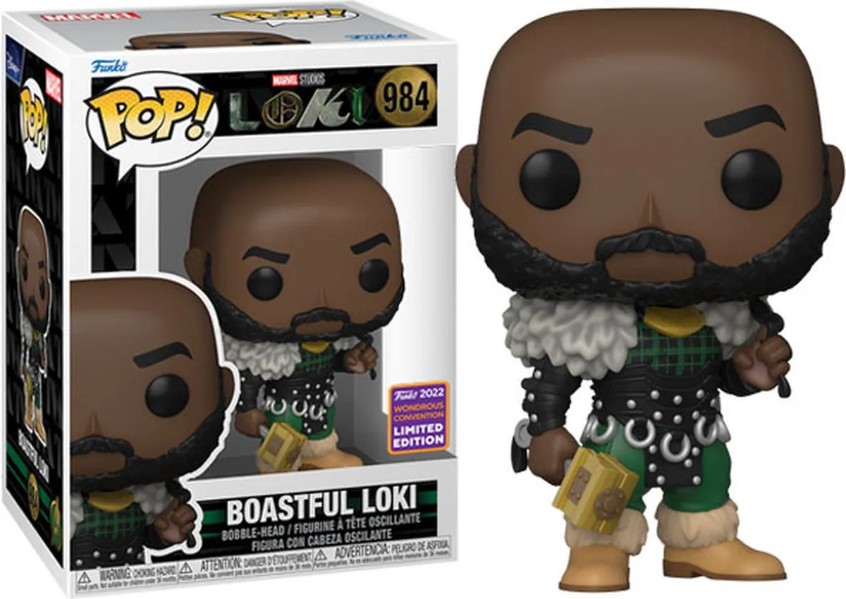 Marvel Funko POP! Deluxe Boastful Loki Verzamelfiguur 63680 - Multicolor