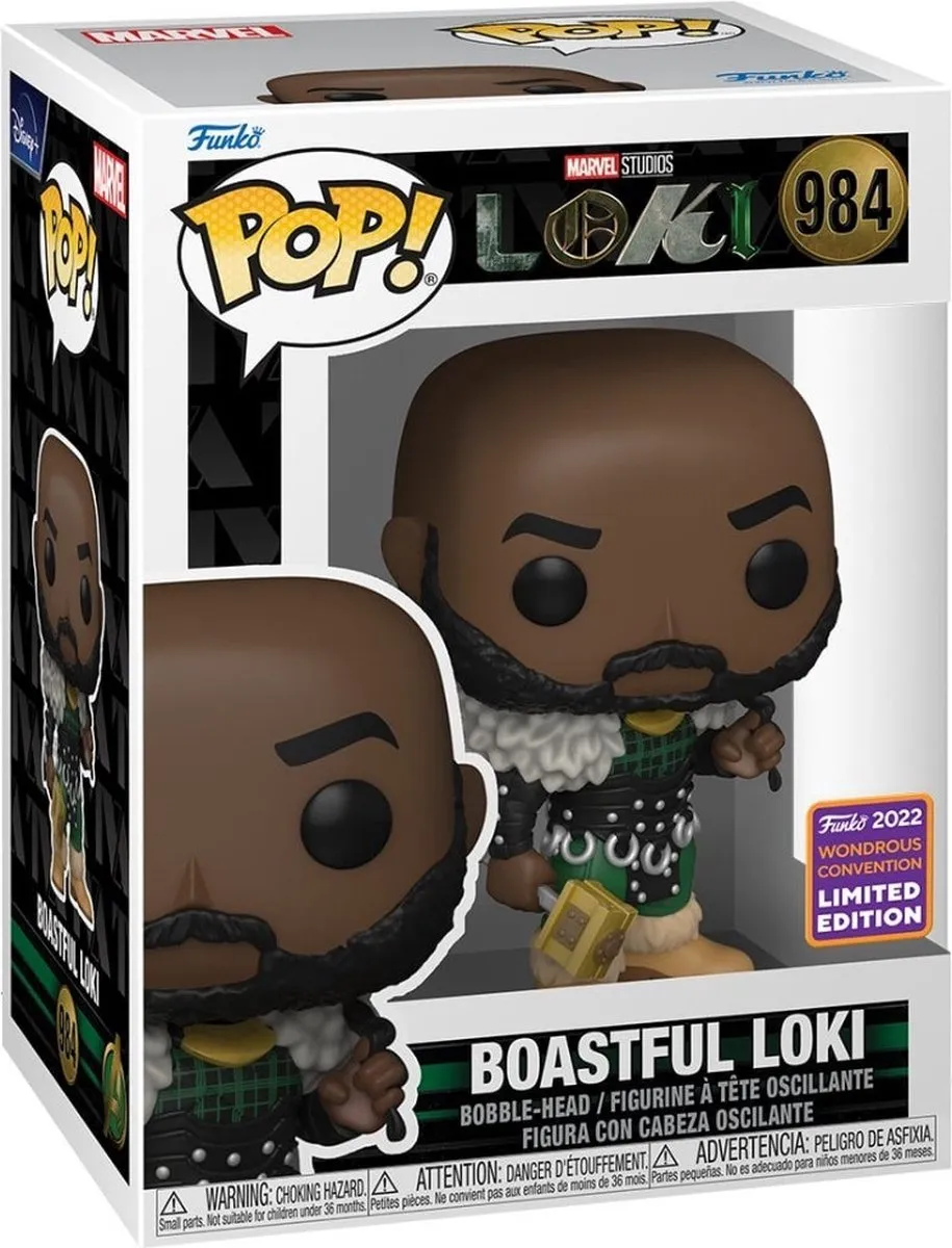 Marvel Funko POP! Deluxe Boastful Loki Verzamelfiguur 63680 - Multicolor