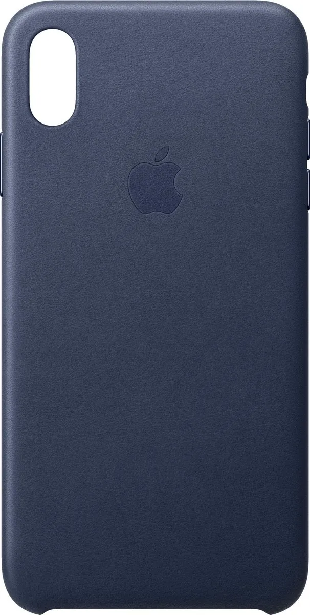 Apple Leren Hoesje iPhone Xs Max MRWU2ZM/A - Donkerblauw