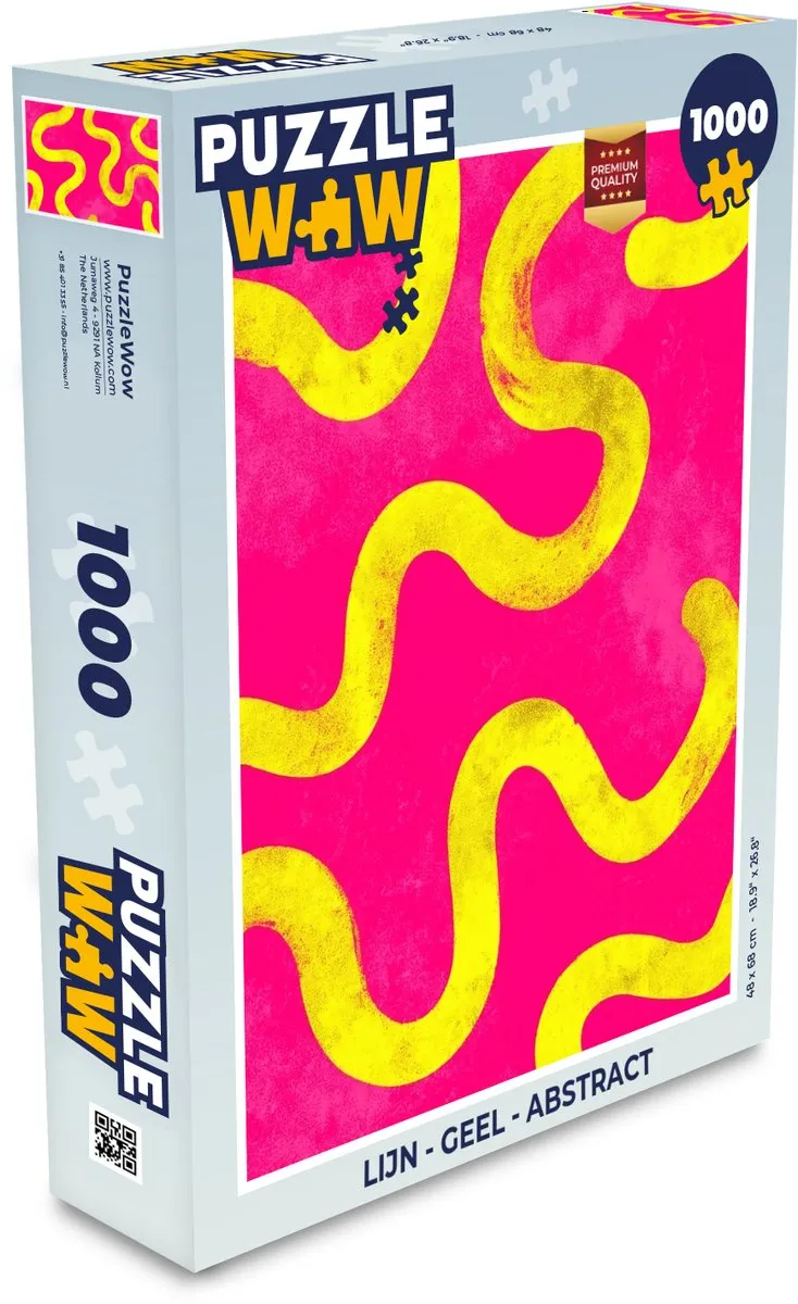 PuzzleWow Abstract Legpuzzel 1000 Stuks