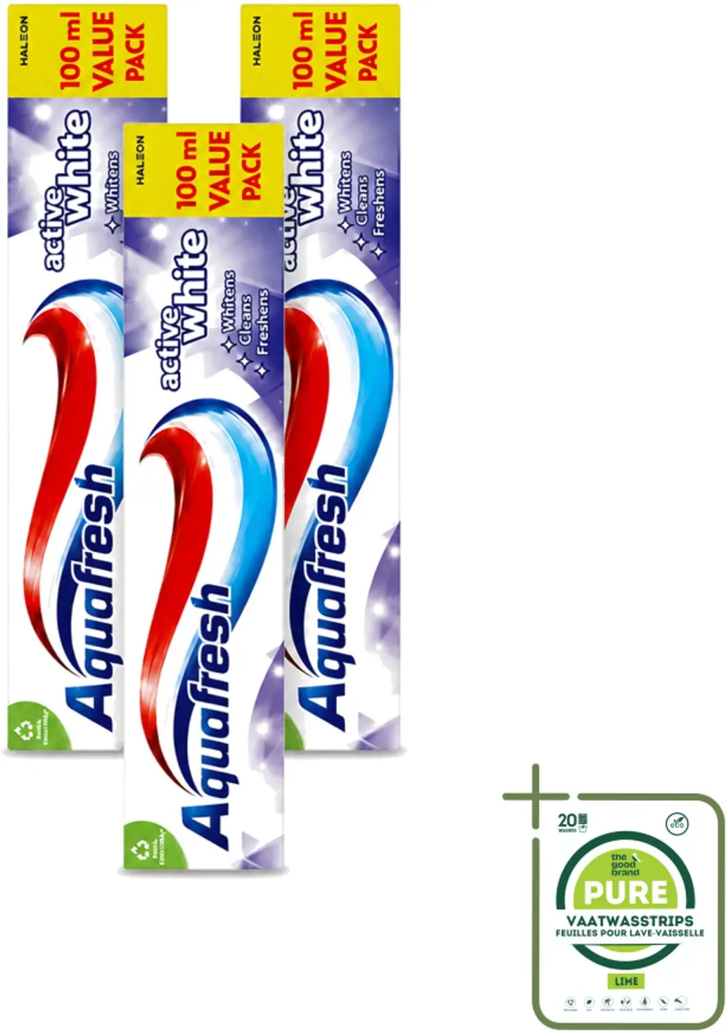 3 x Aquafresh