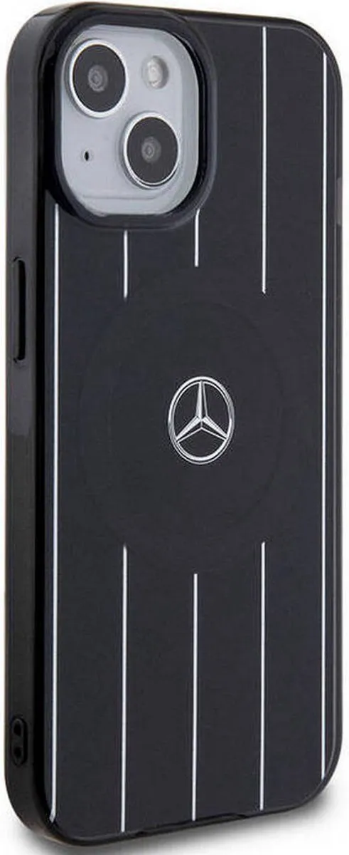 Mercedes-Benz iPhone 15 Backcase - Effen Zwart - MagSafe