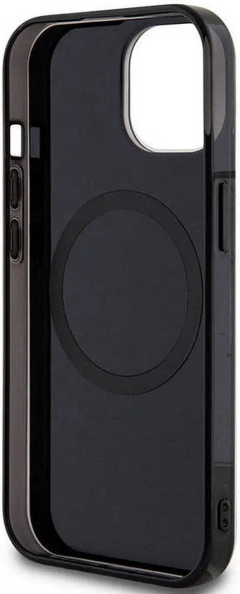 Mercedes-Benz iPhone 15 Backcase - Effen Zwart - MagSafe