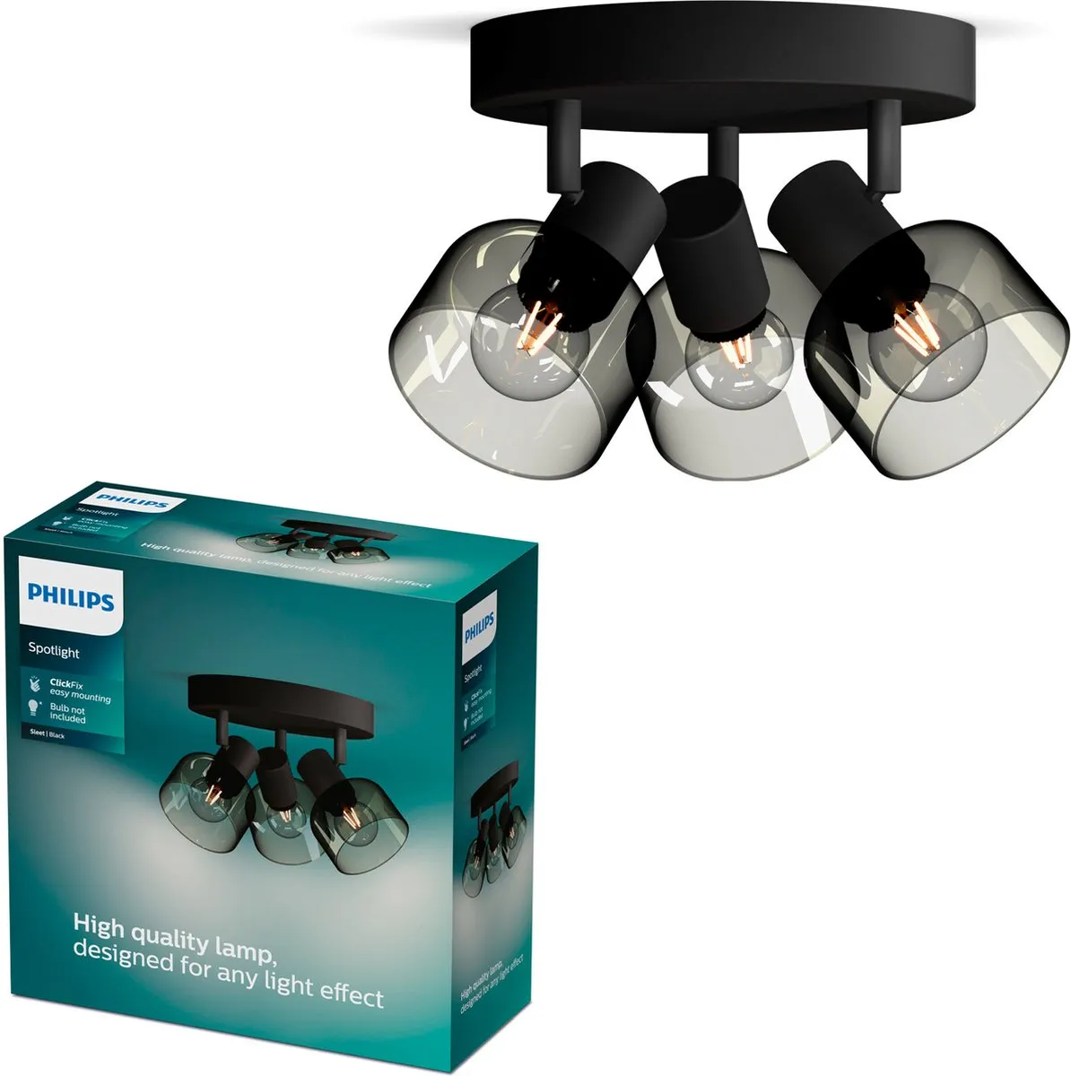 Philips Sleet Spot Plafondspot 3x25W
