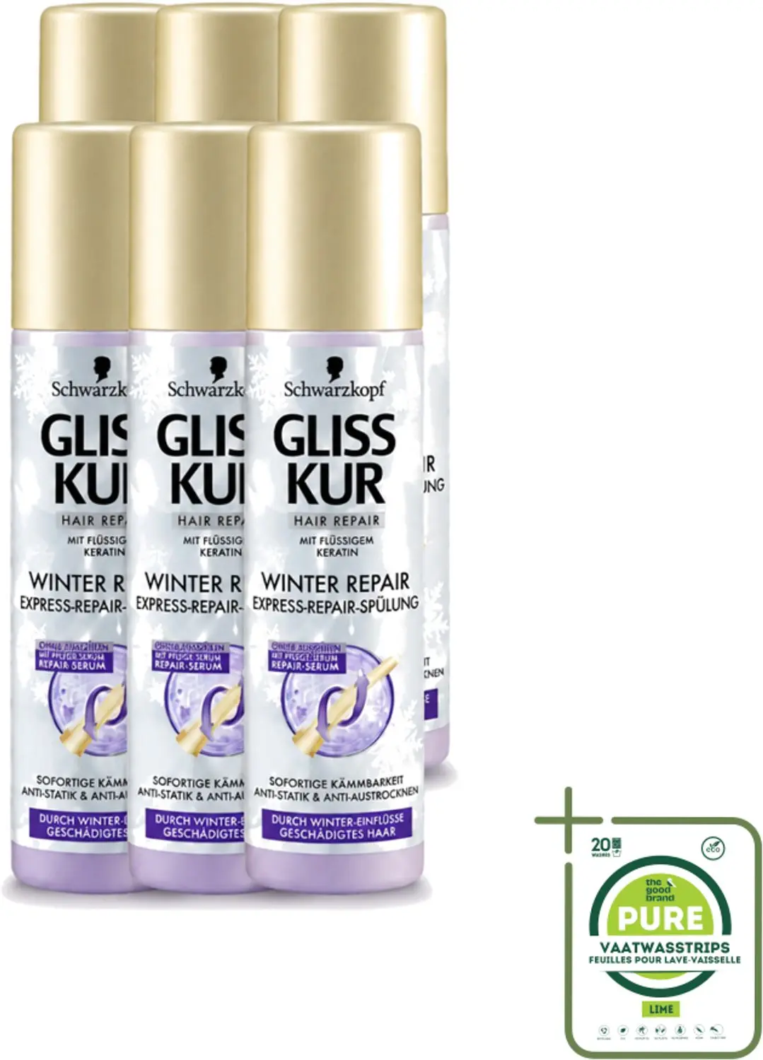6 x Gliss-Kur