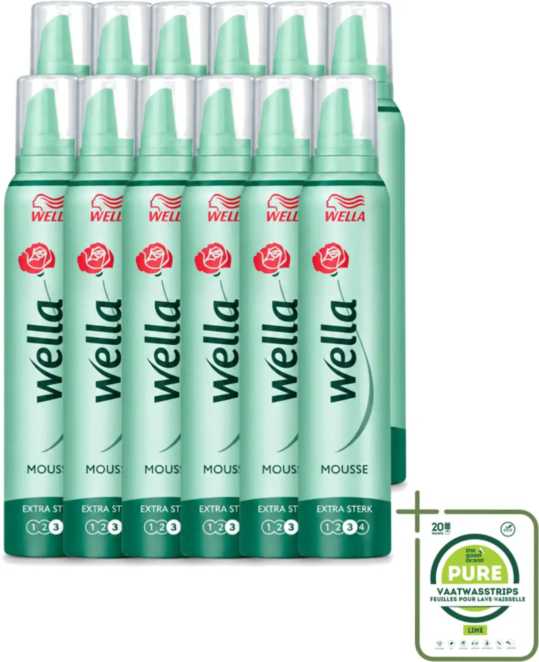 12 x Wella Forte Mousse Extra Strong