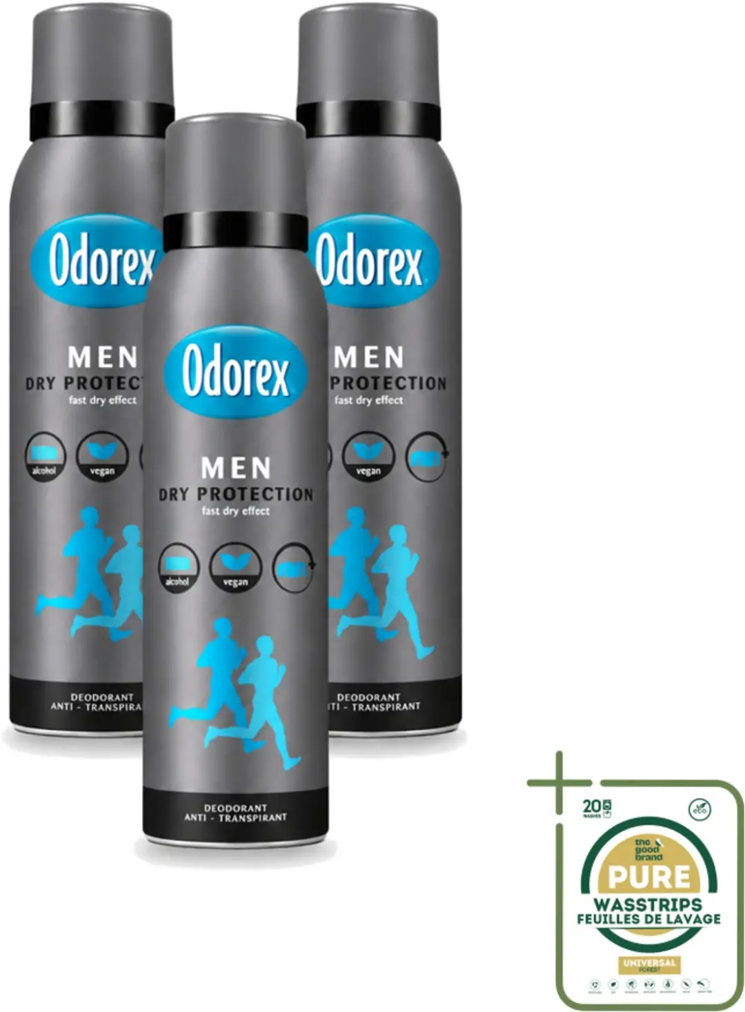 3 x Odorex Men