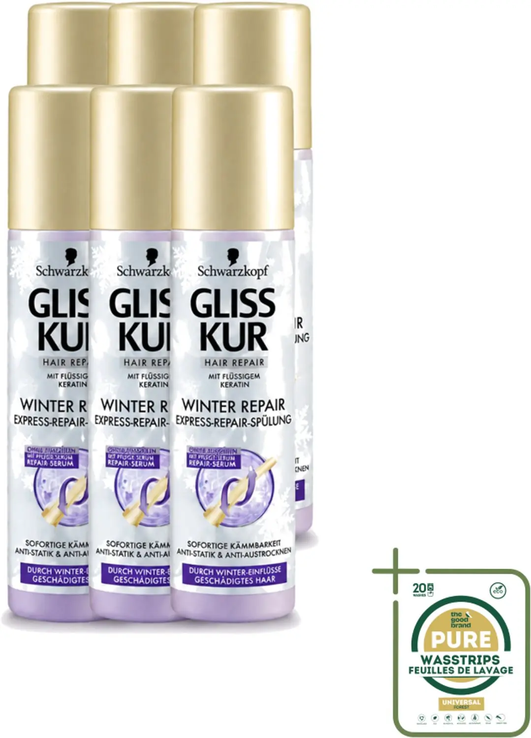 6 x Gliss-Kur