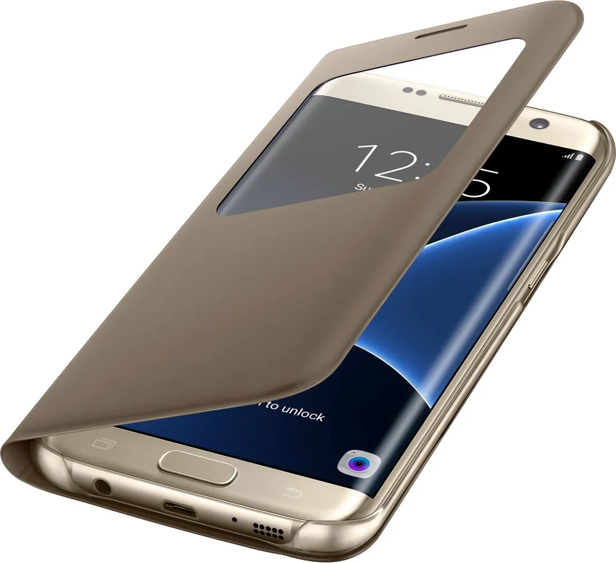 Samsung S View Cover EF-CG935PFEGWW - Goud