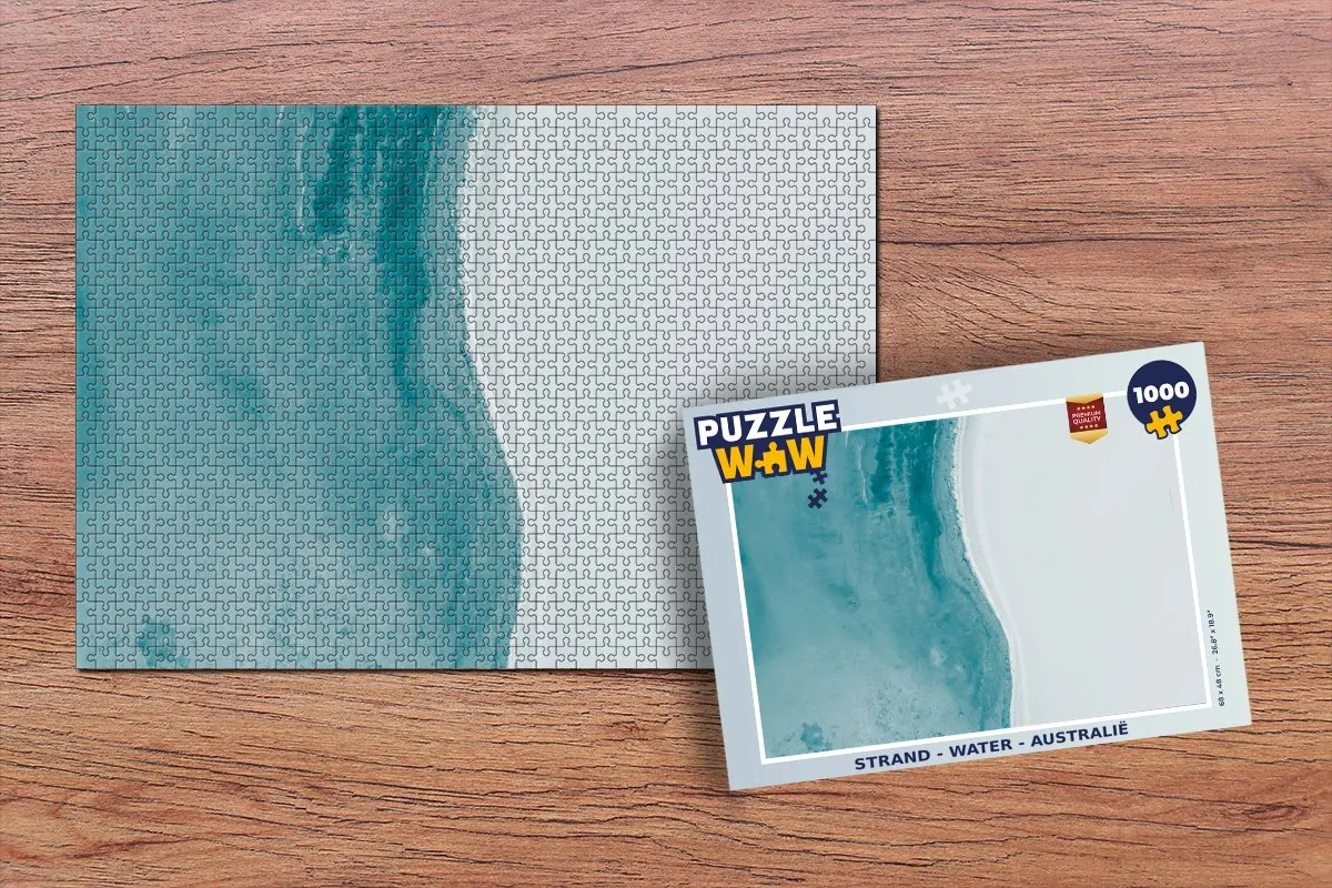 PuzzleWow Strand Australië Legpuzzel 1000 Stuks - Multicolor