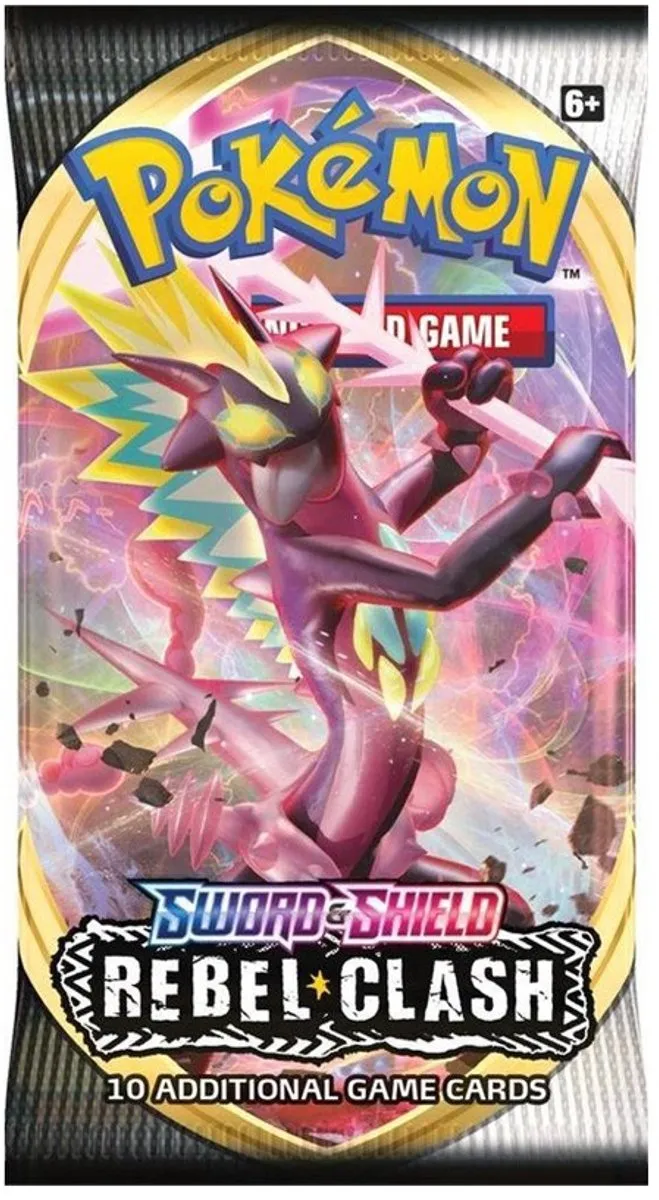 Pokémon Sword & Shield Rebel Clash Booster - 10 Kaarten