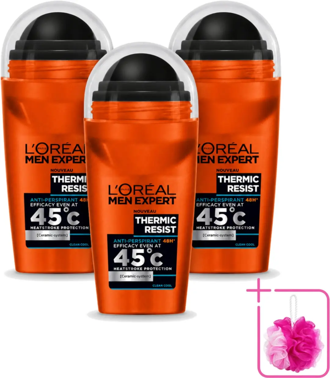 3 x L'Oréal Paris Men Expert Thermic Resist
