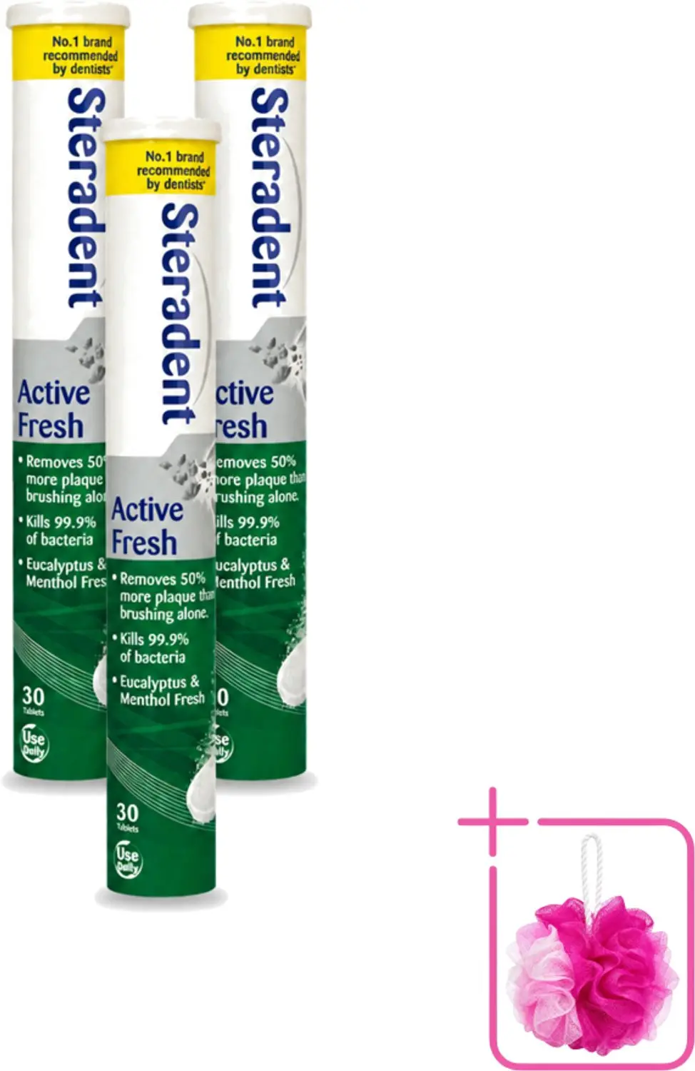 3 x Steradent